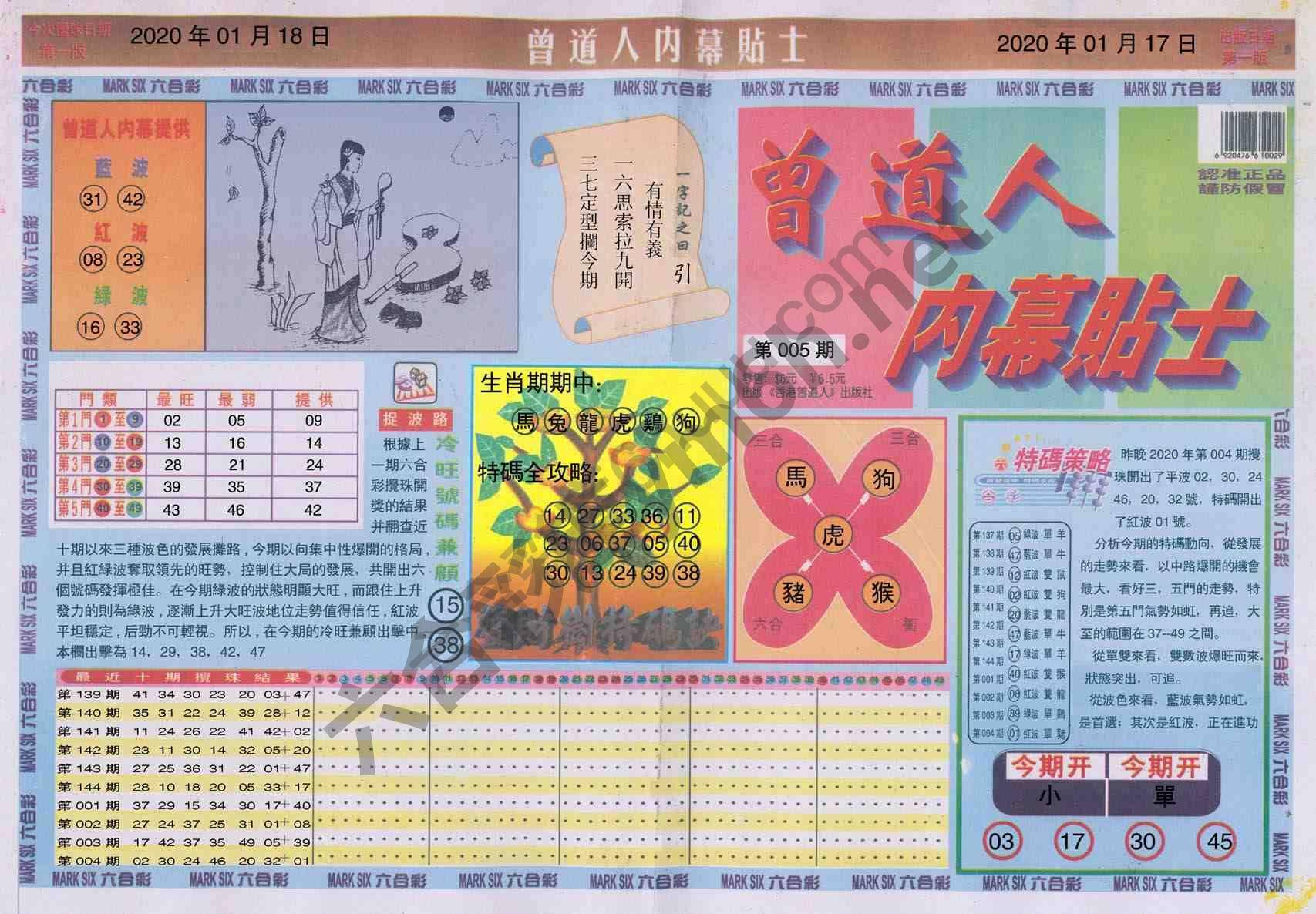 曾道人内幕贴士