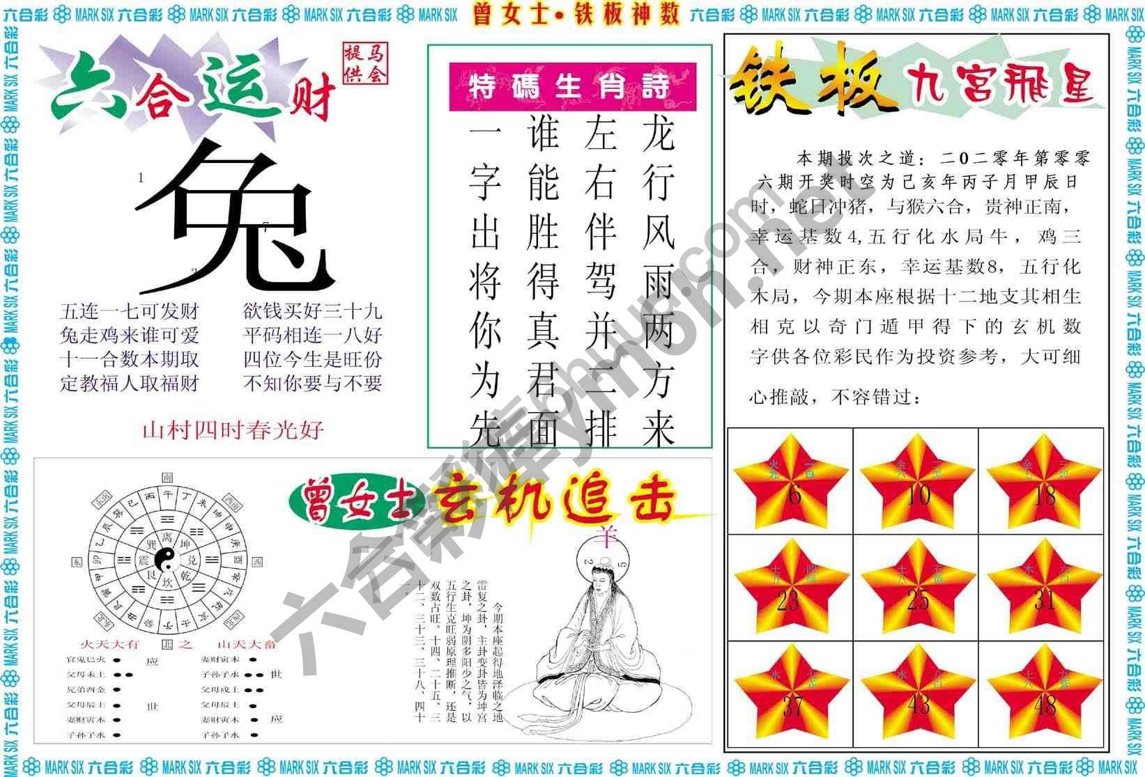 曾女士铁板神数