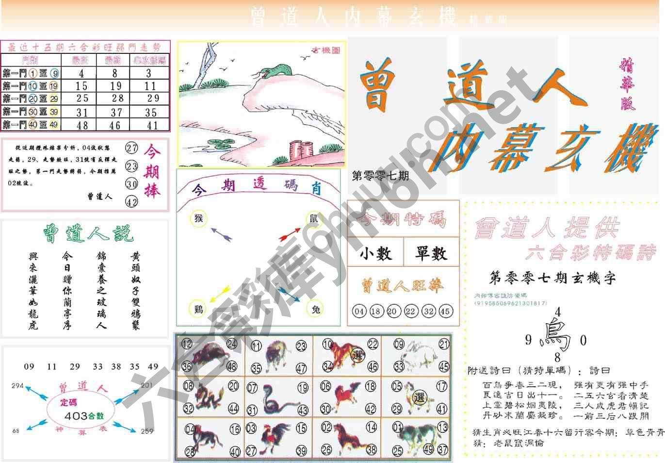 曾道人内幕玄机(精华版)