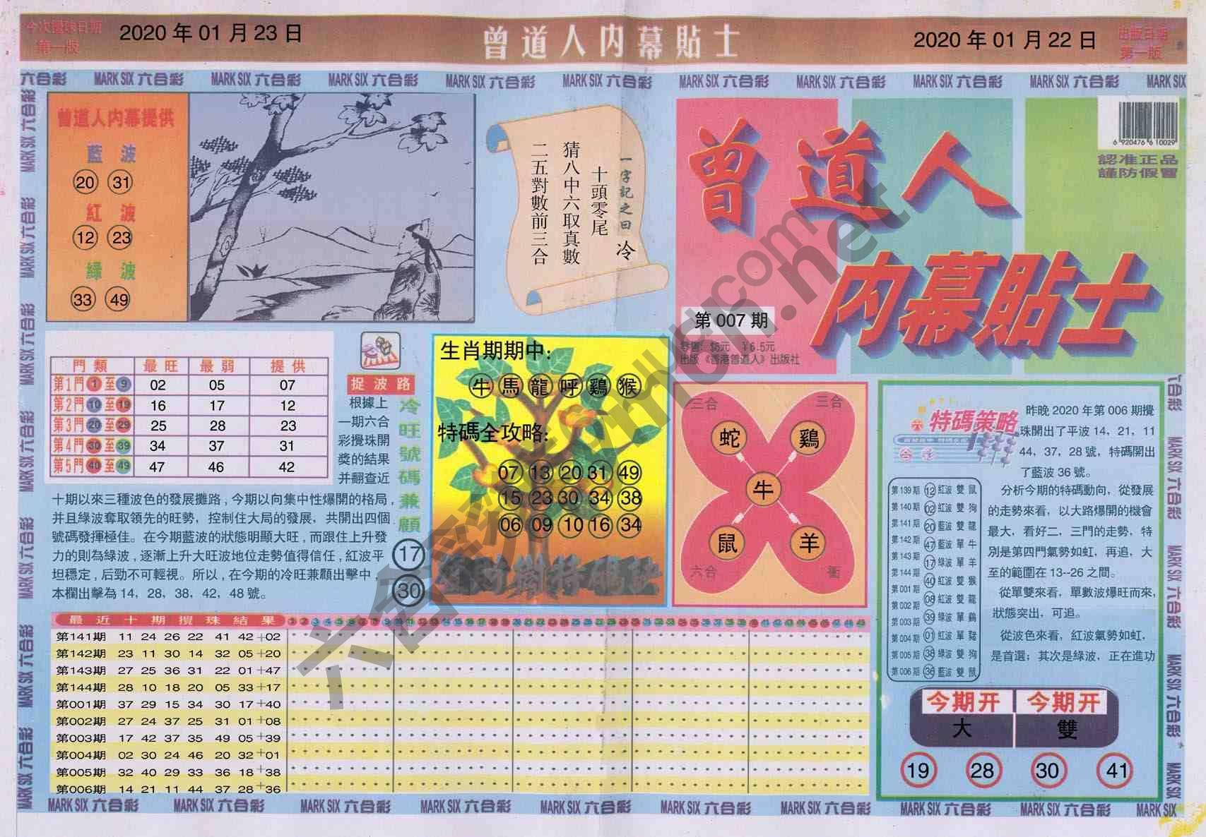 曾道人内幕贴士