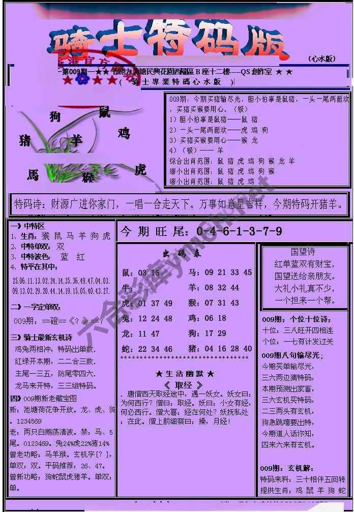 另类骑士特码版