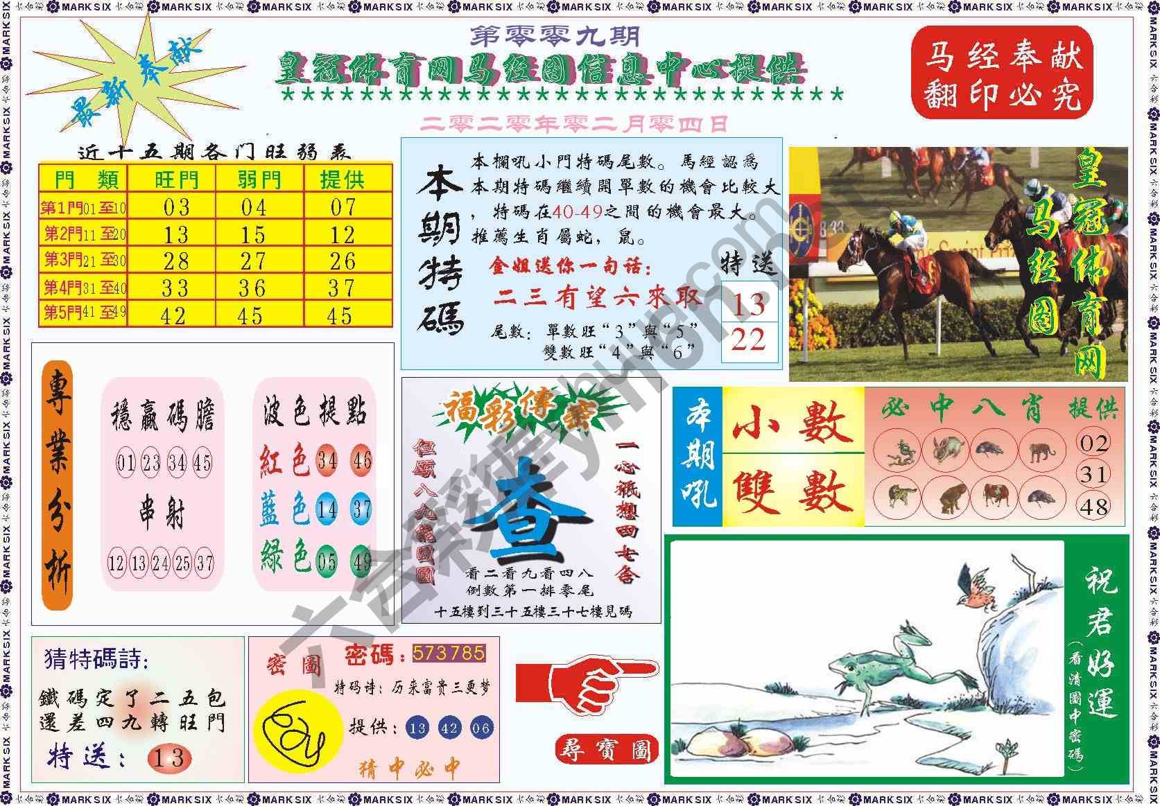 马经图记录