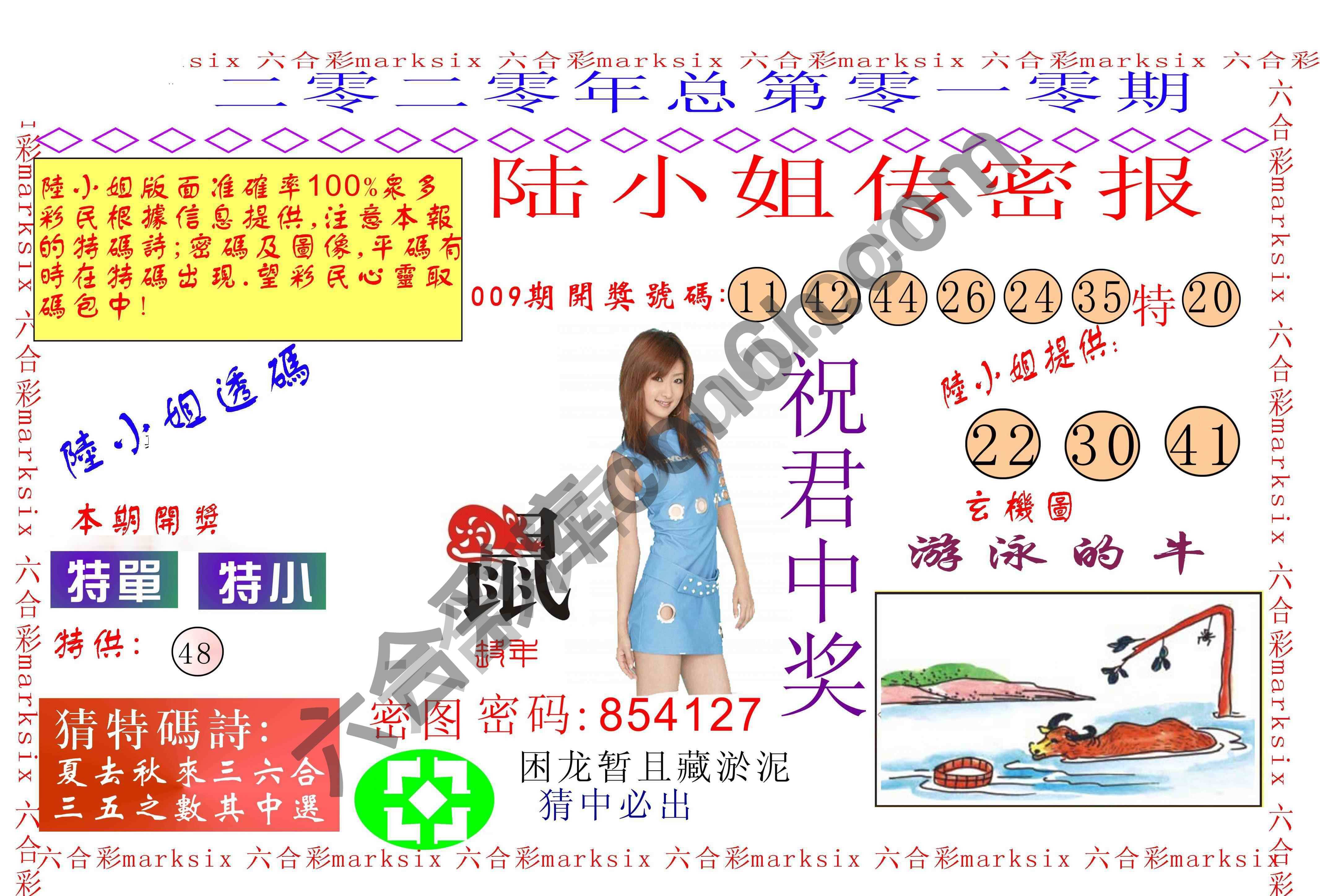 陆小姐传密