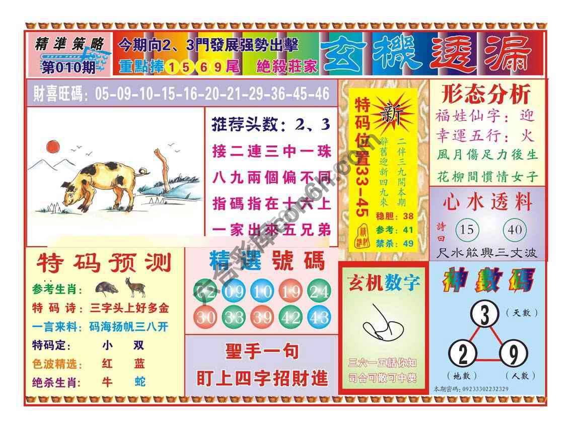 玄机透漏