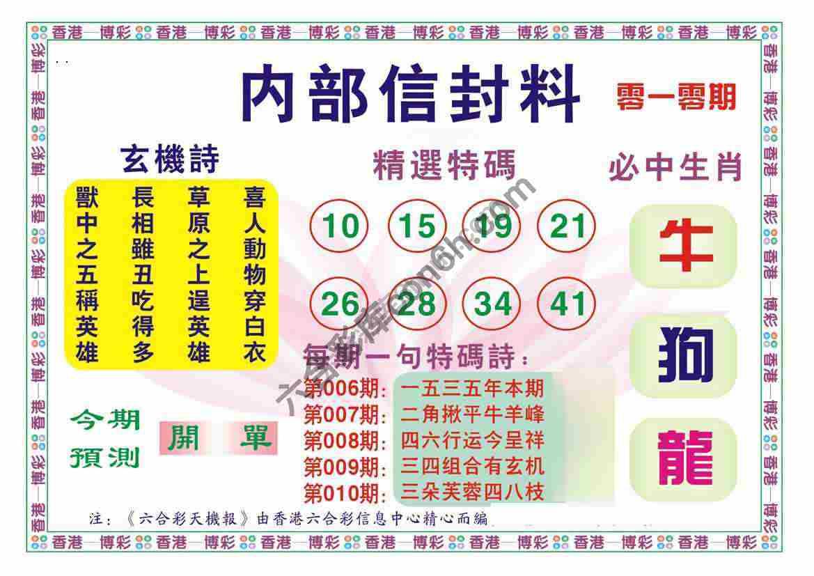 内部信封料