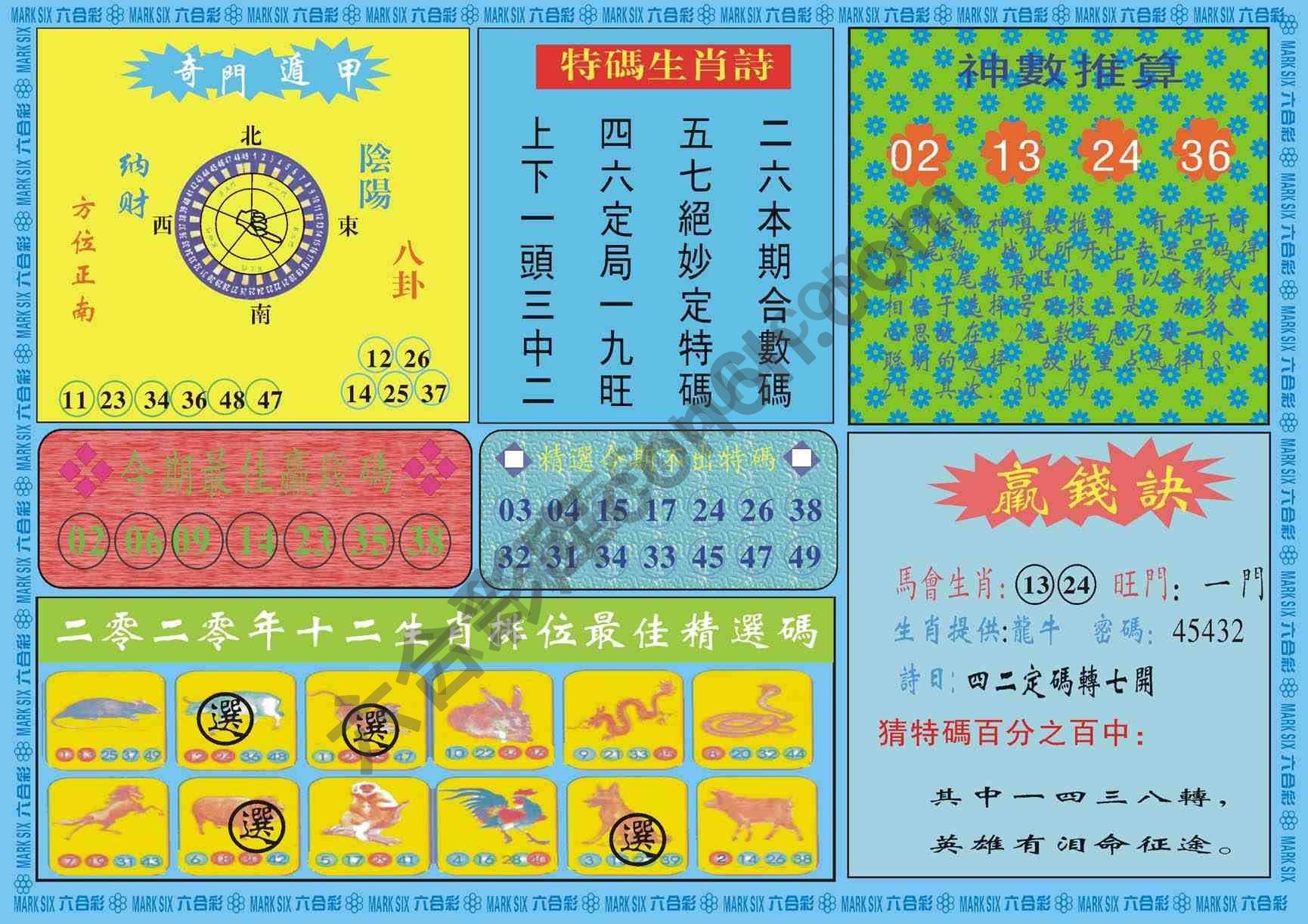 黄大仙灵码