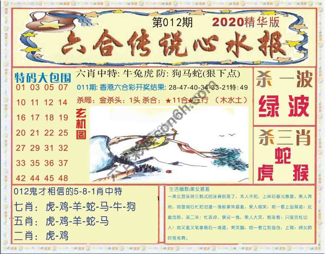 六合传说心水报