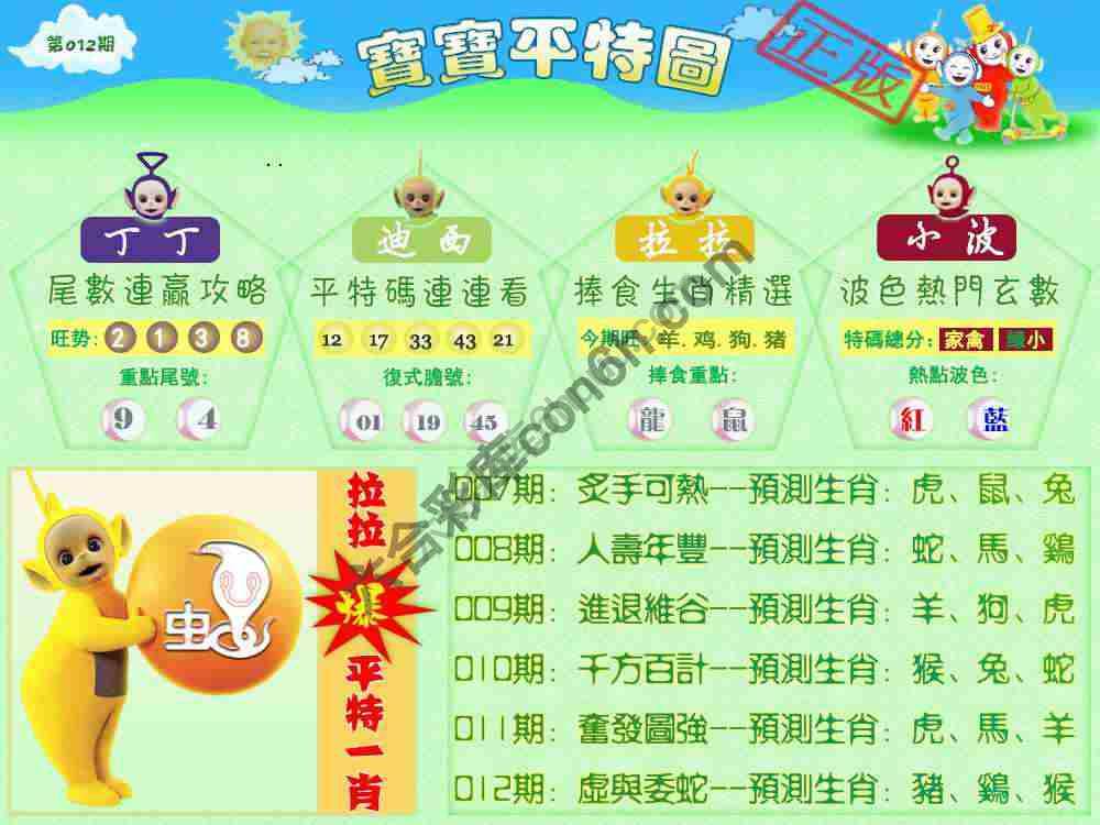 宝宝平特图