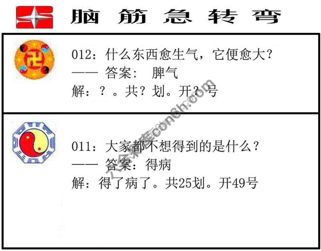 脑筋急转弯