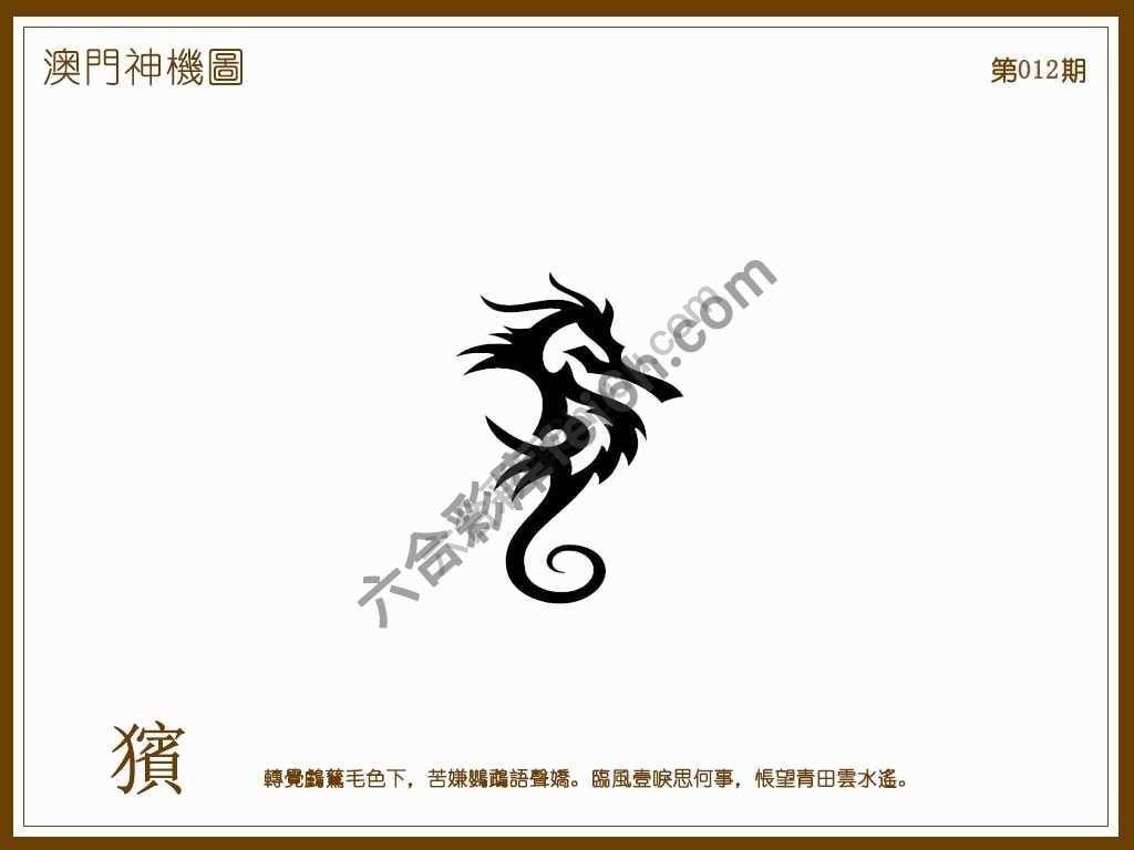 澳门神机图