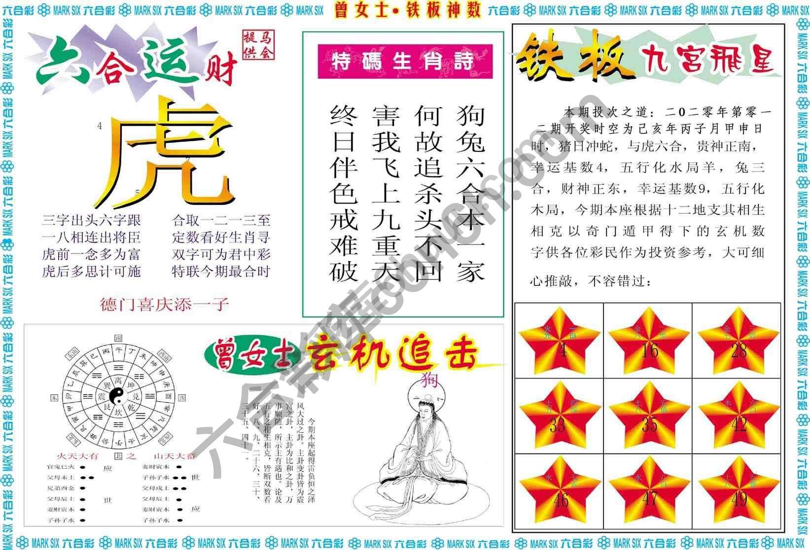 曾女士铁板神数
