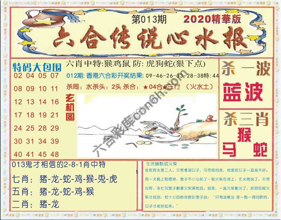 六合传说心水报