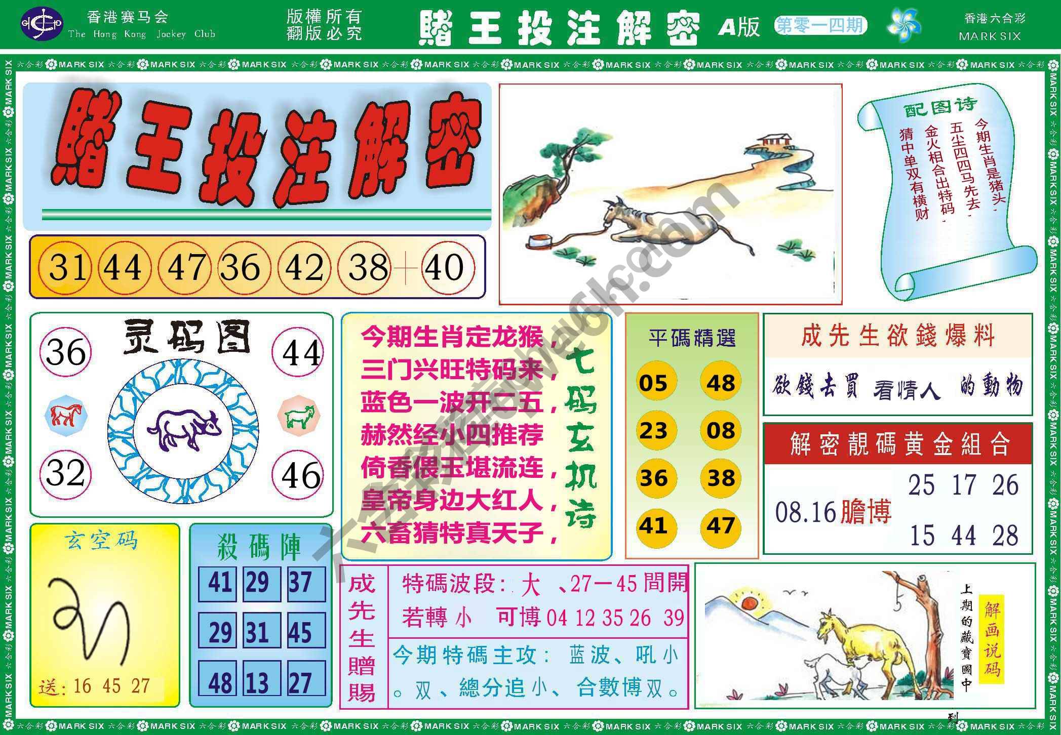 赌王投注解密