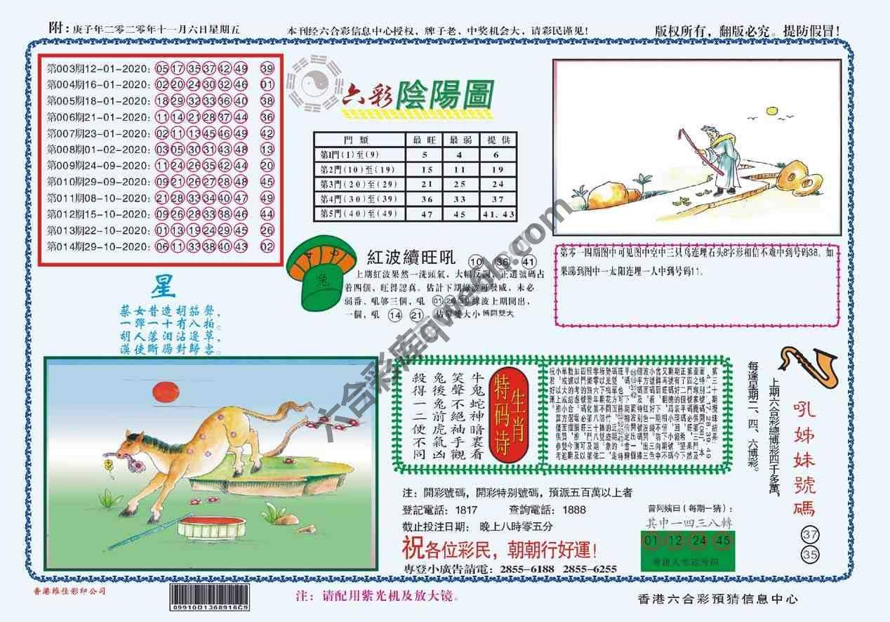 六彩阴阳图