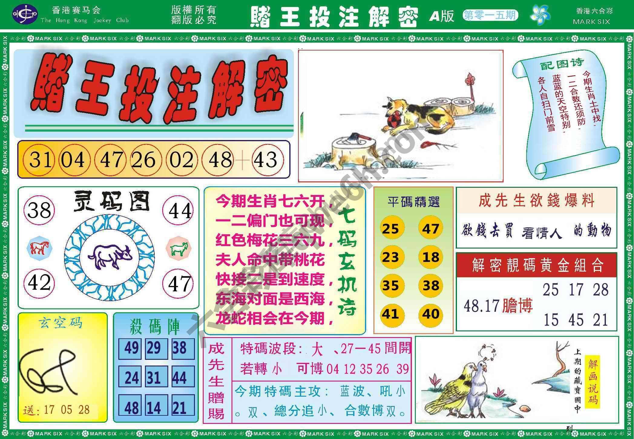 赌王投注解密