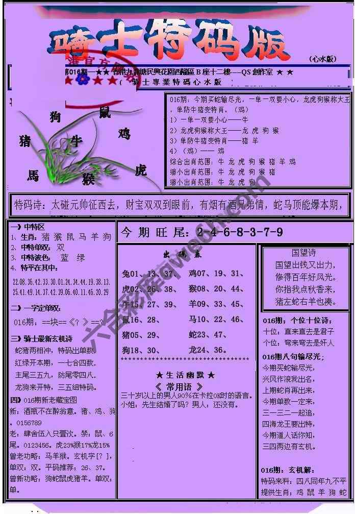 另类骑士特码版