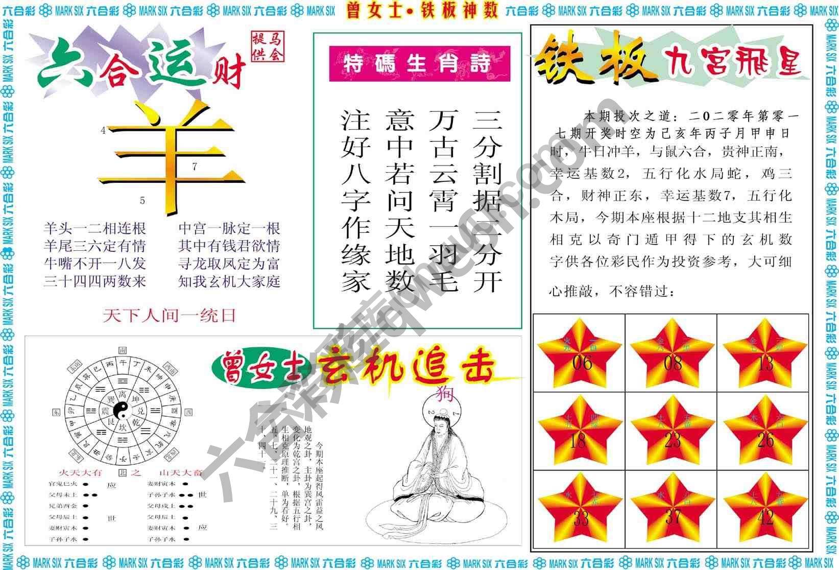 曾女士铁板神数