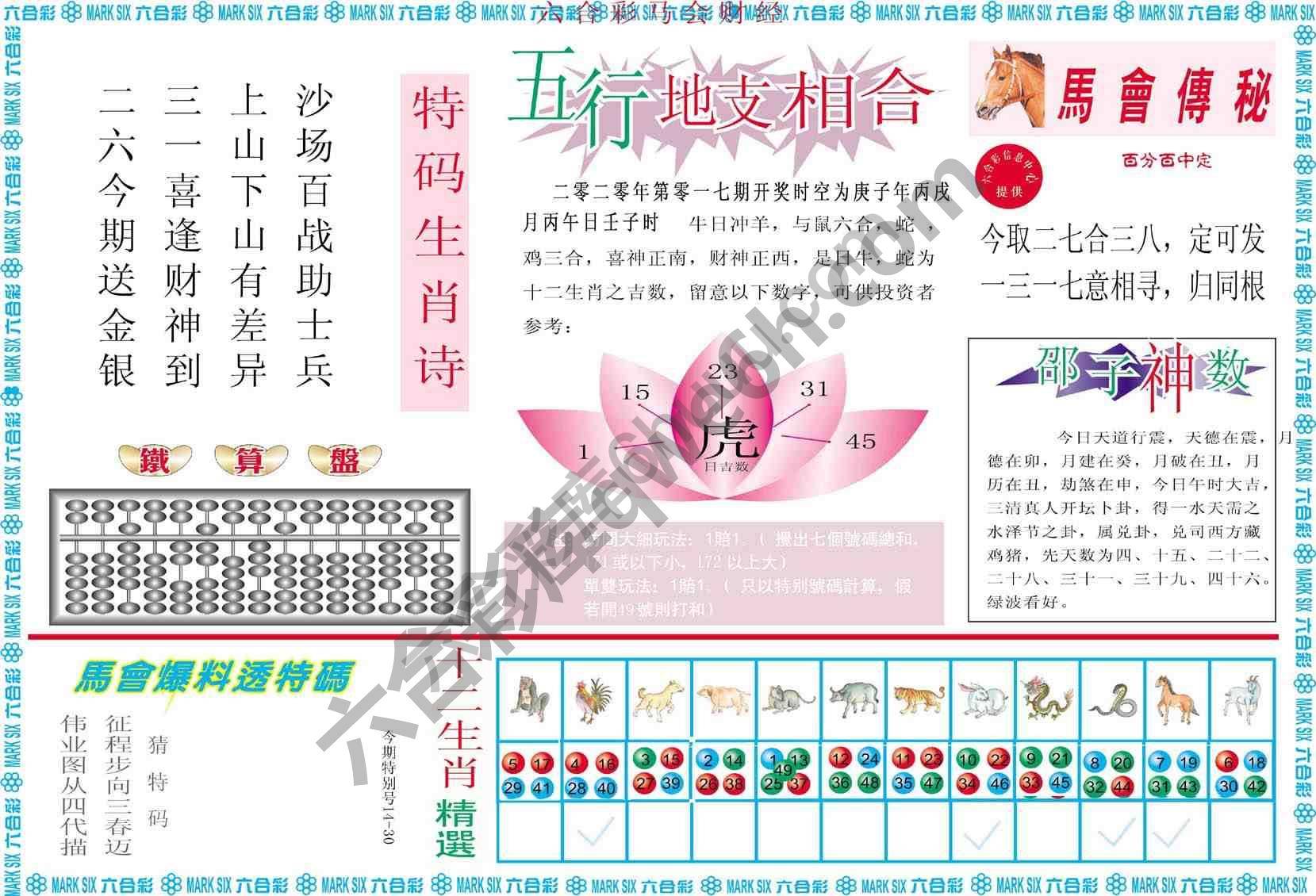 六合彩马会财经
