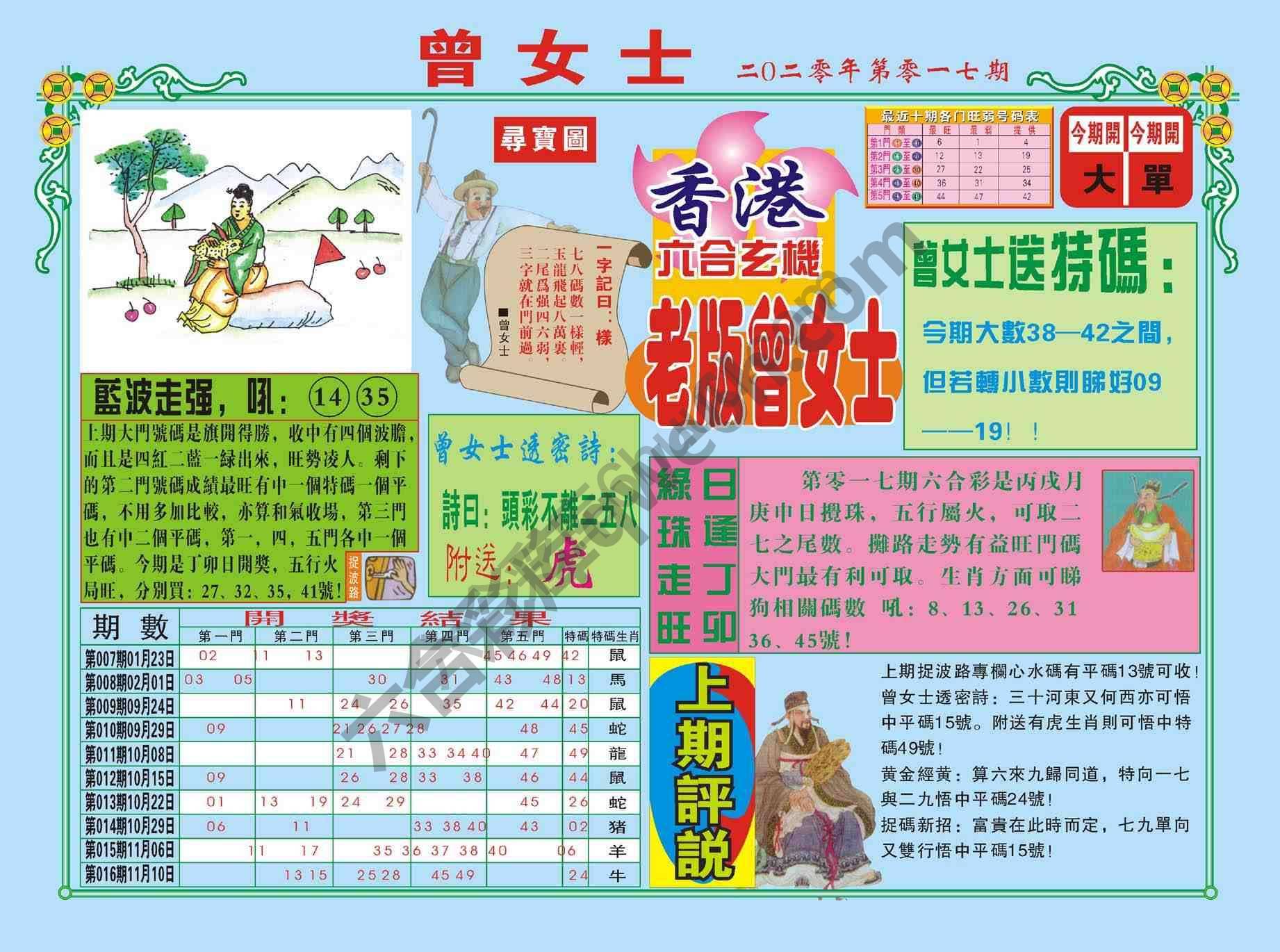 老版曾女士