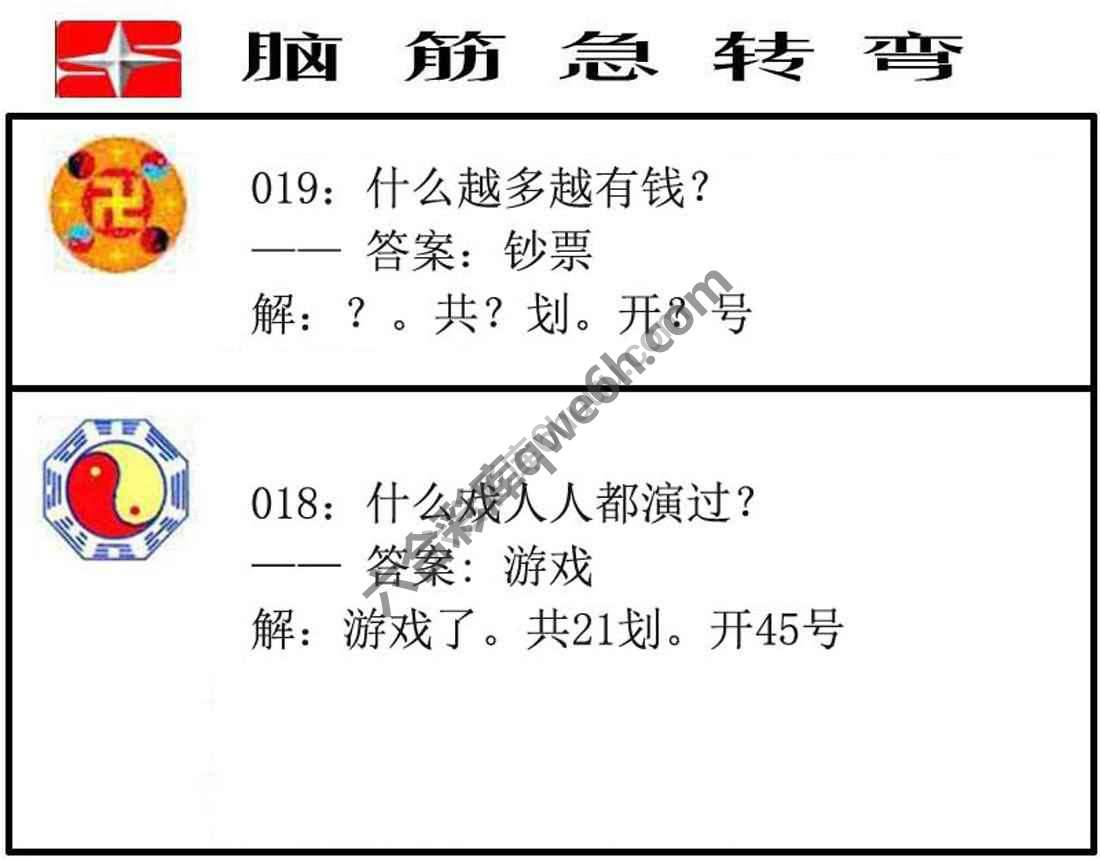 脑筋急转弯
