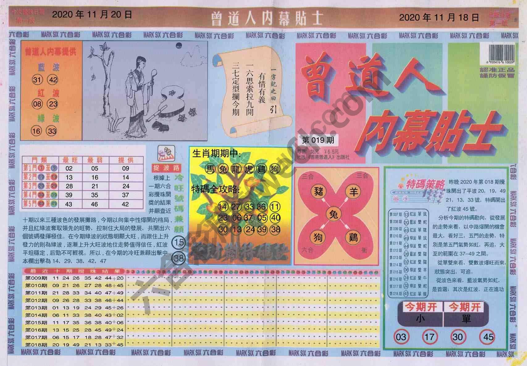 曾道人内幕贴士