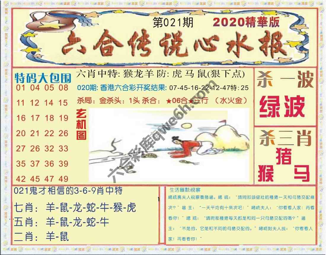 六合传说心水报