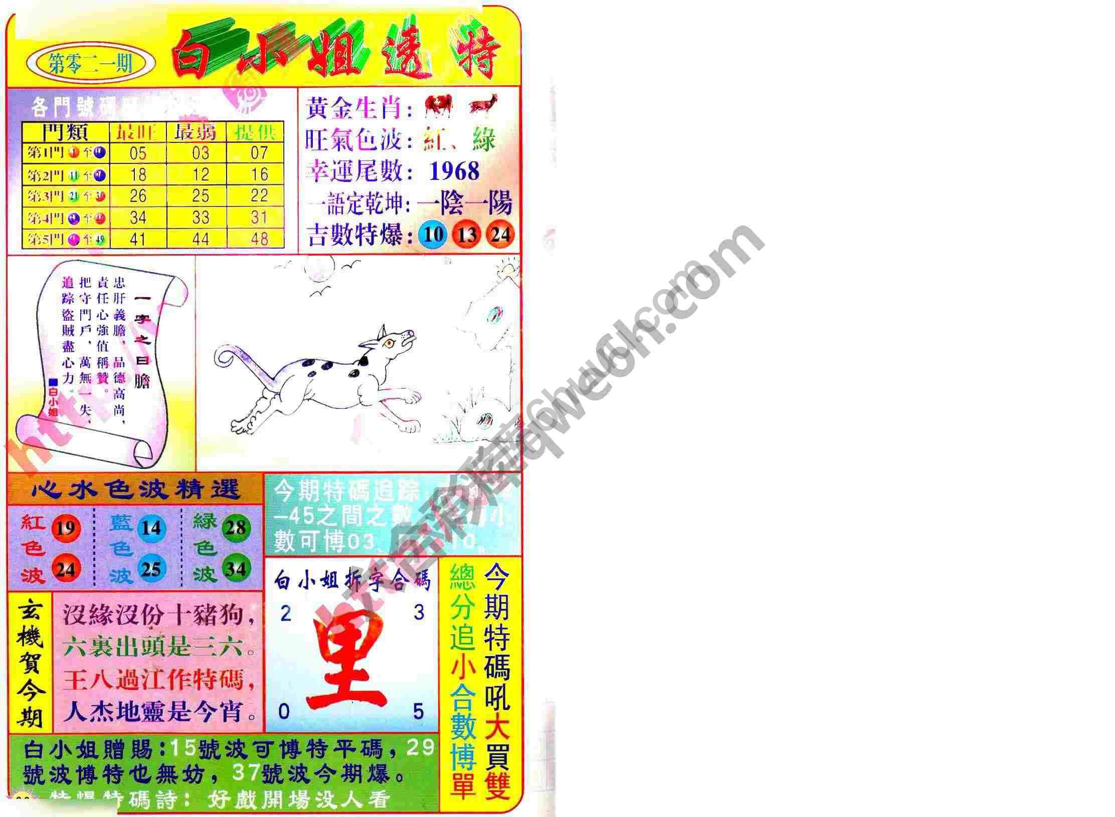 白小姐透特