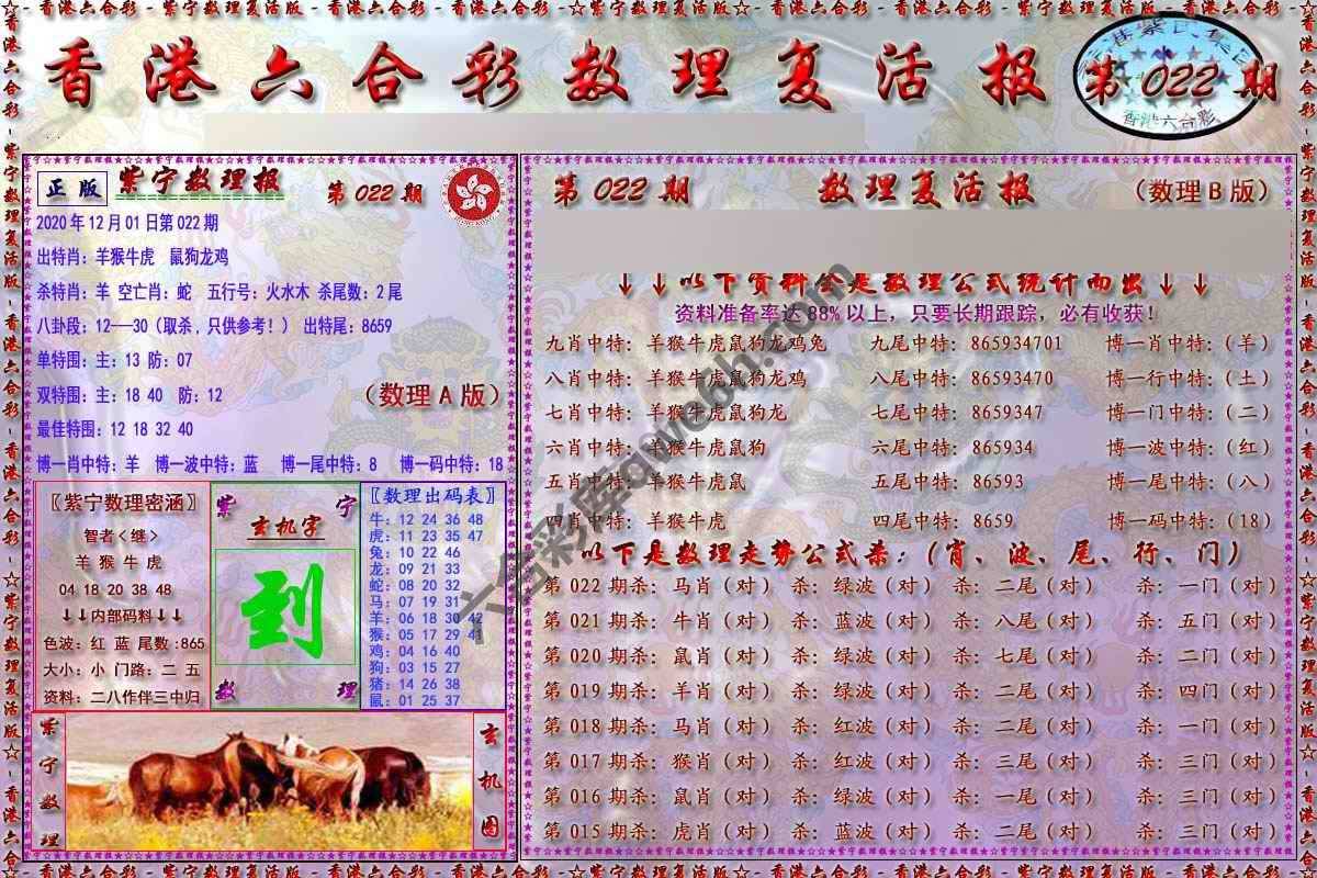 数理复活报