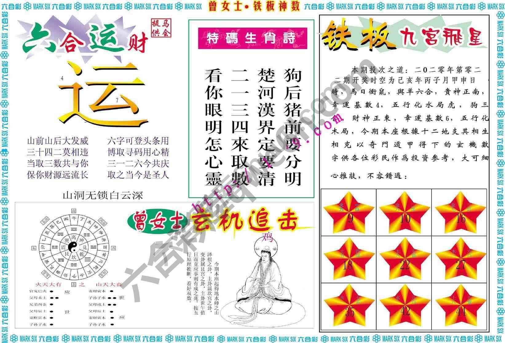 曾女士铁板神数
