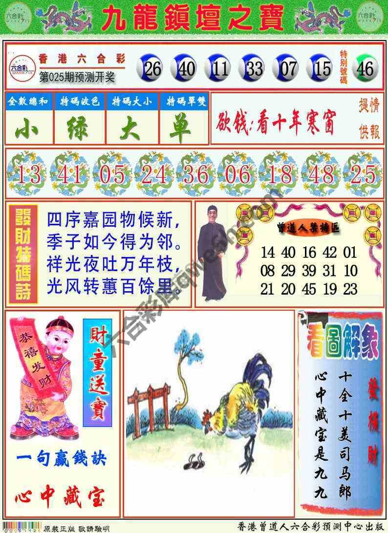 九龙挂牌解特码