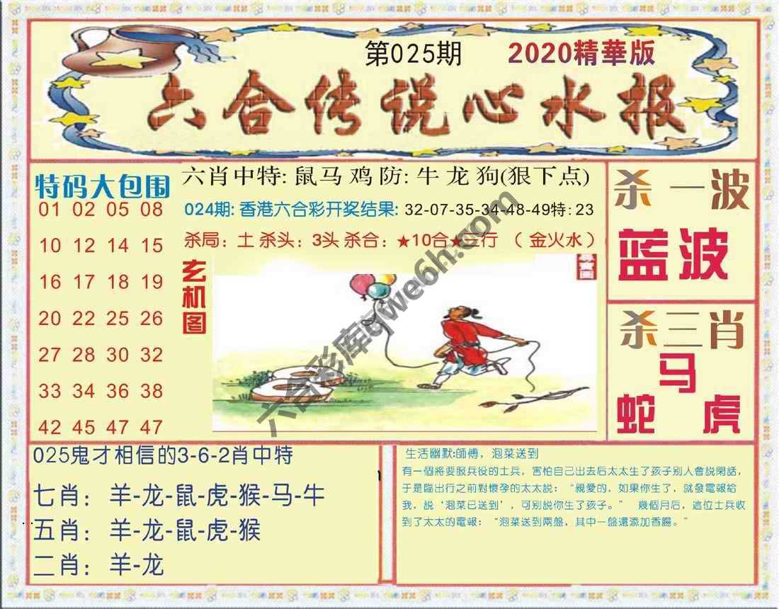 六合传说心水报