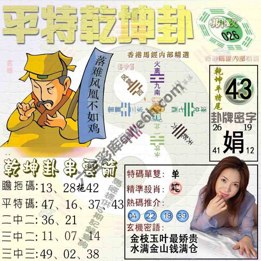 平特乾坤卦