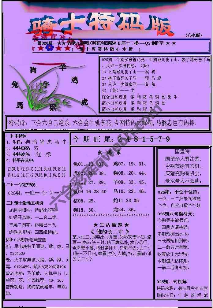 另类骑士特码版