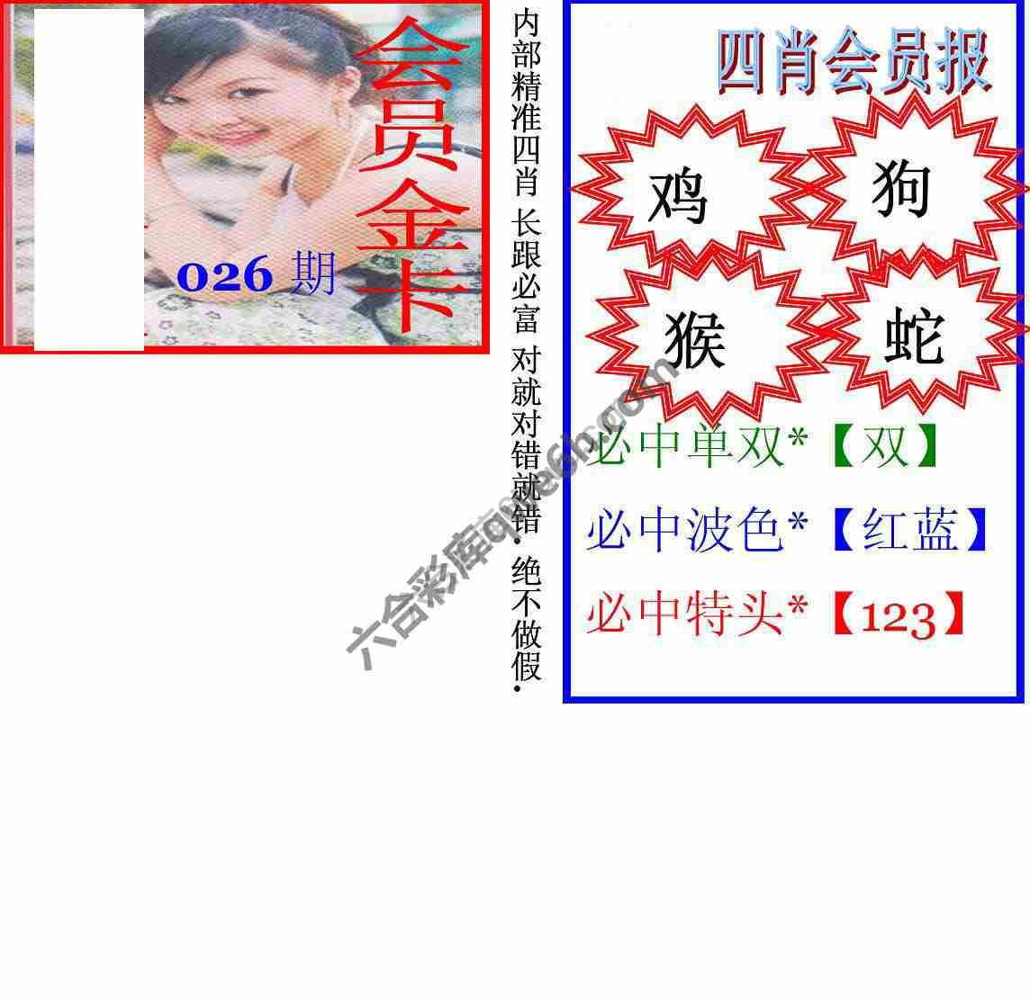 马经四肖会员报