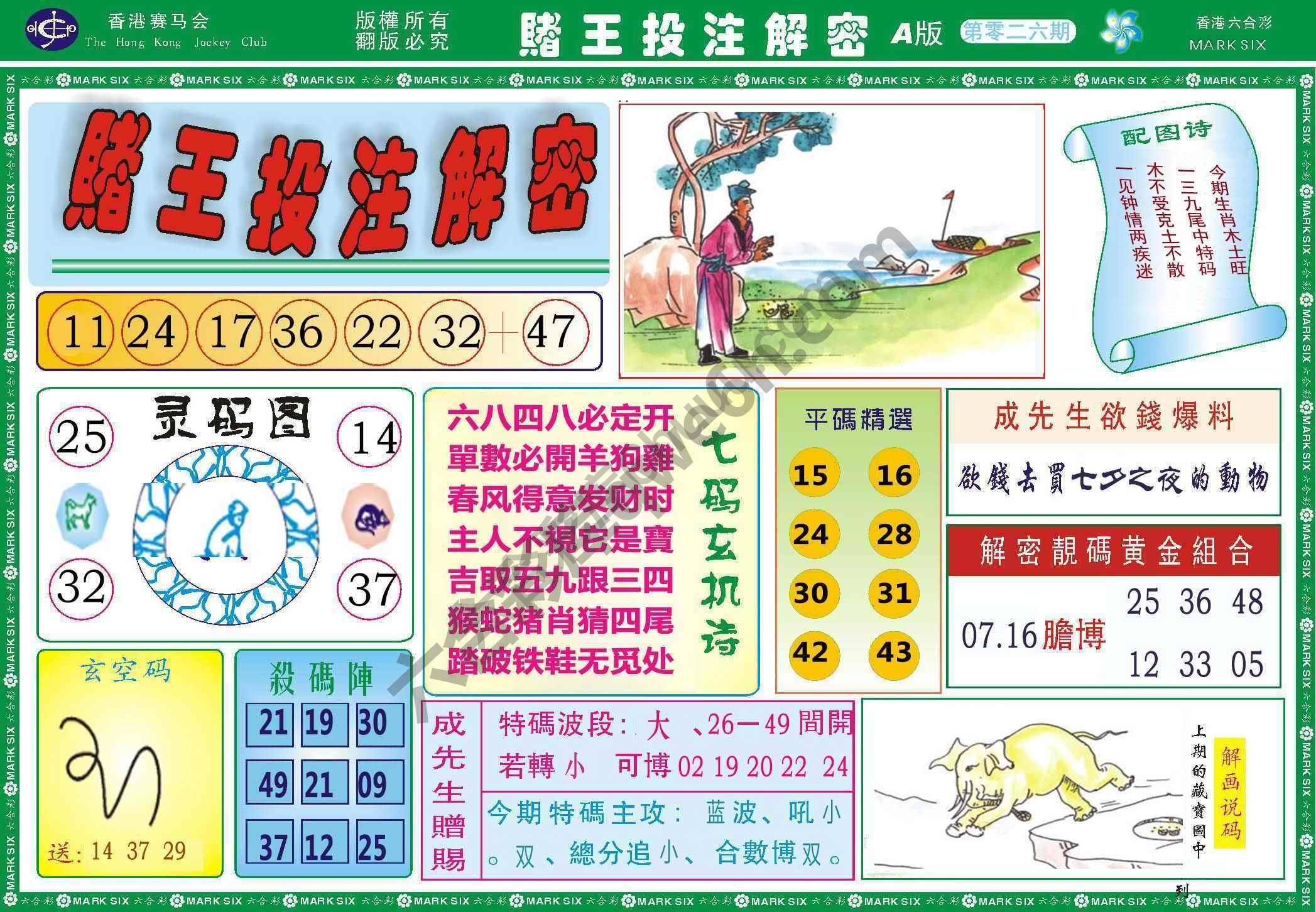 赌王投注解密