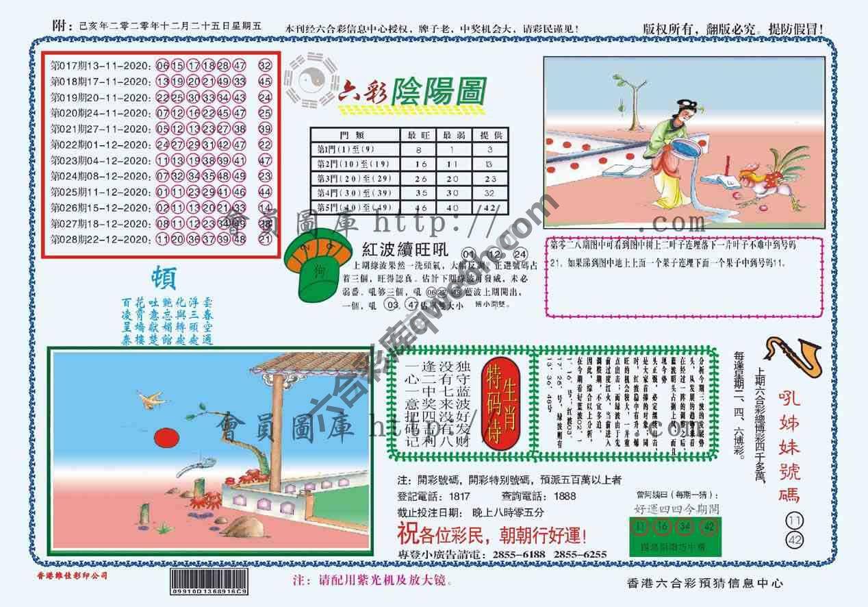 六彩阴阳图