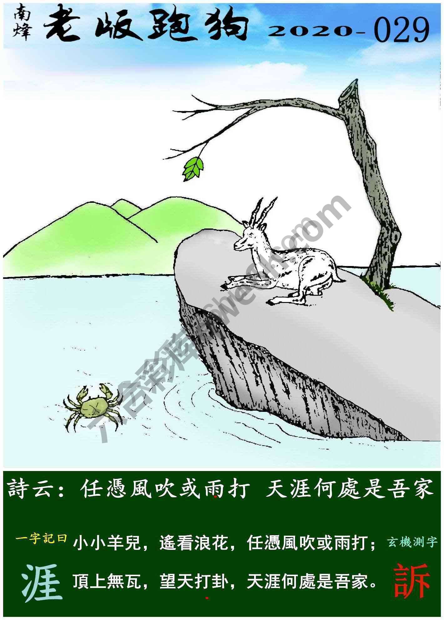 老版跑狗图