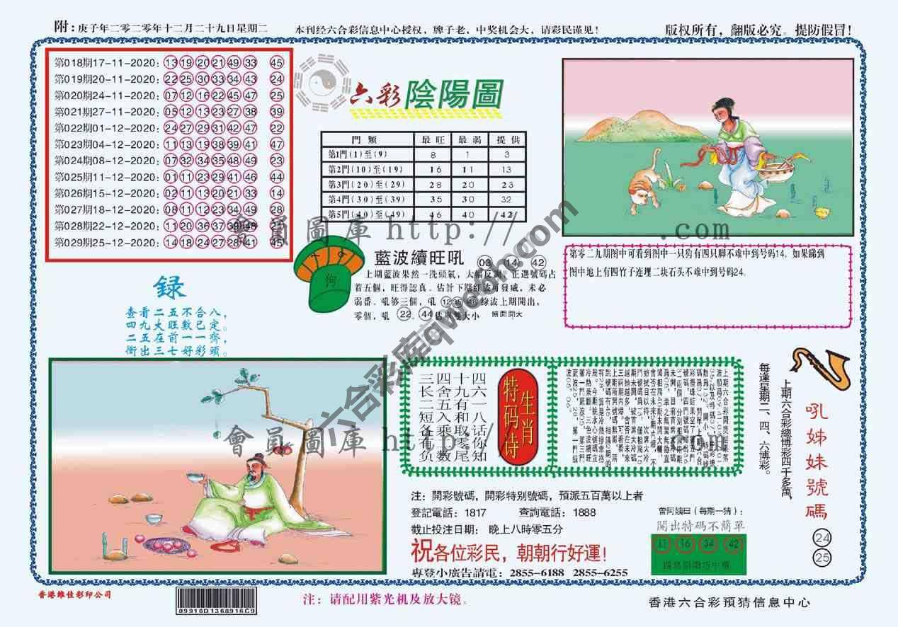 六彩阴阳图