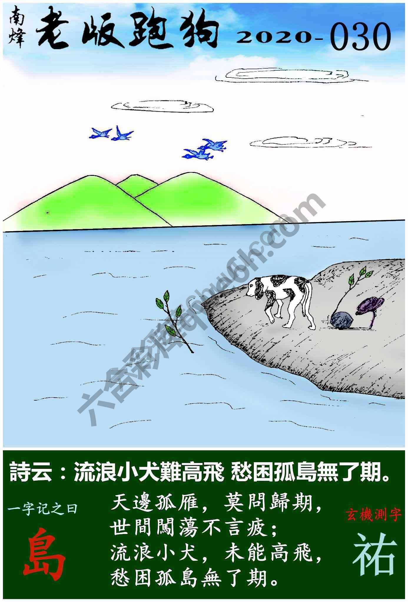 老版跑狗图