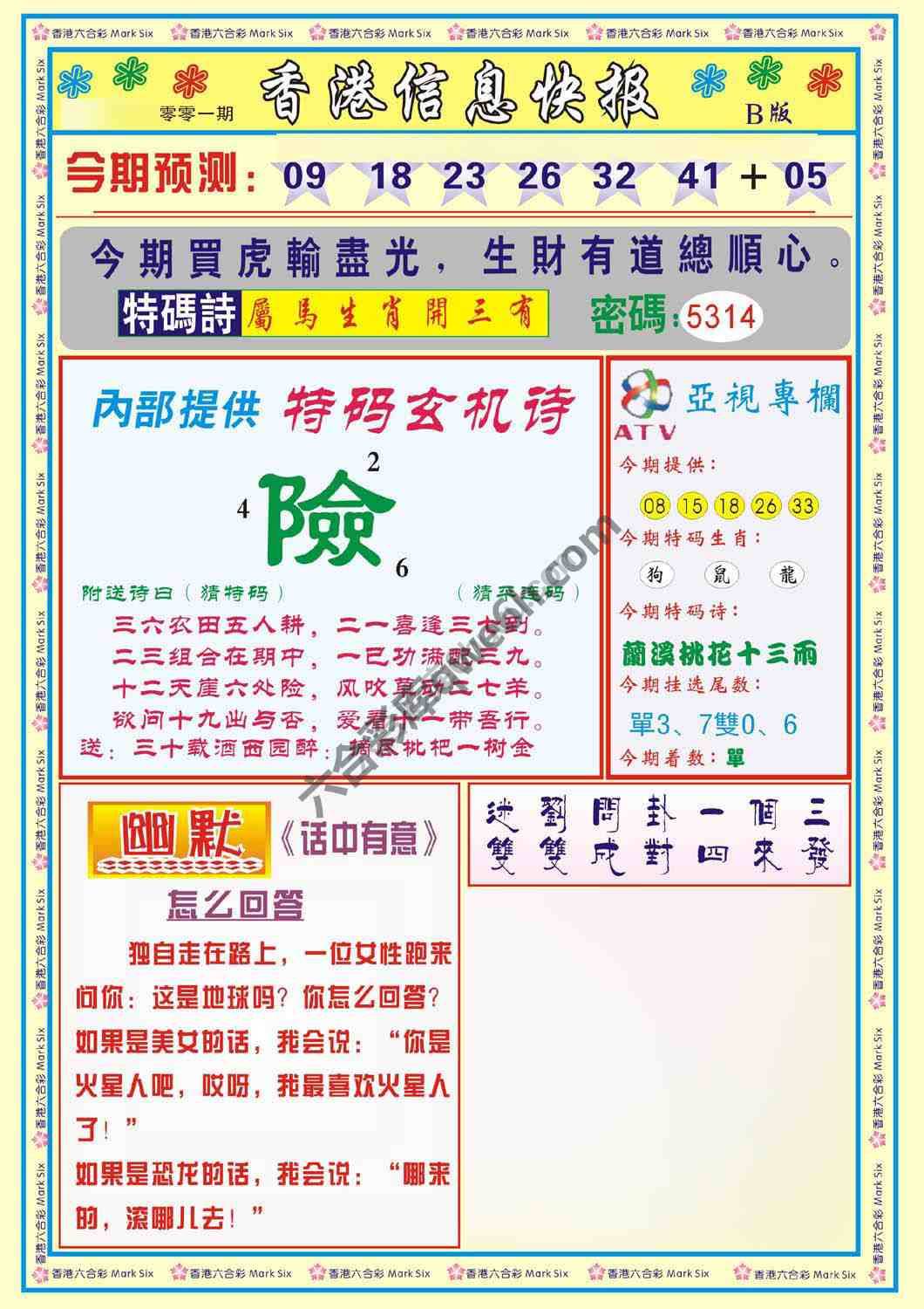 香港信息快报