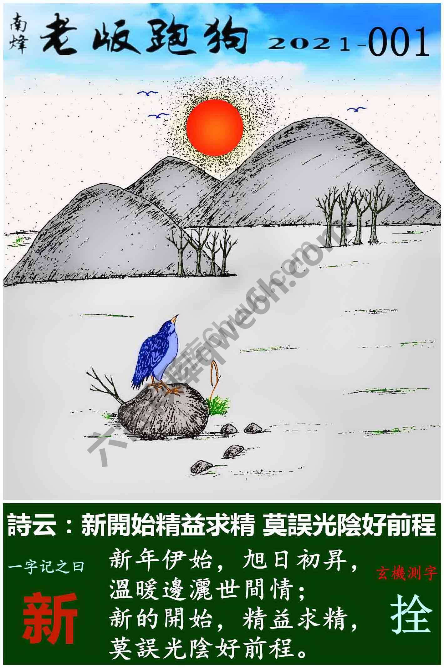 老版跑狗图
