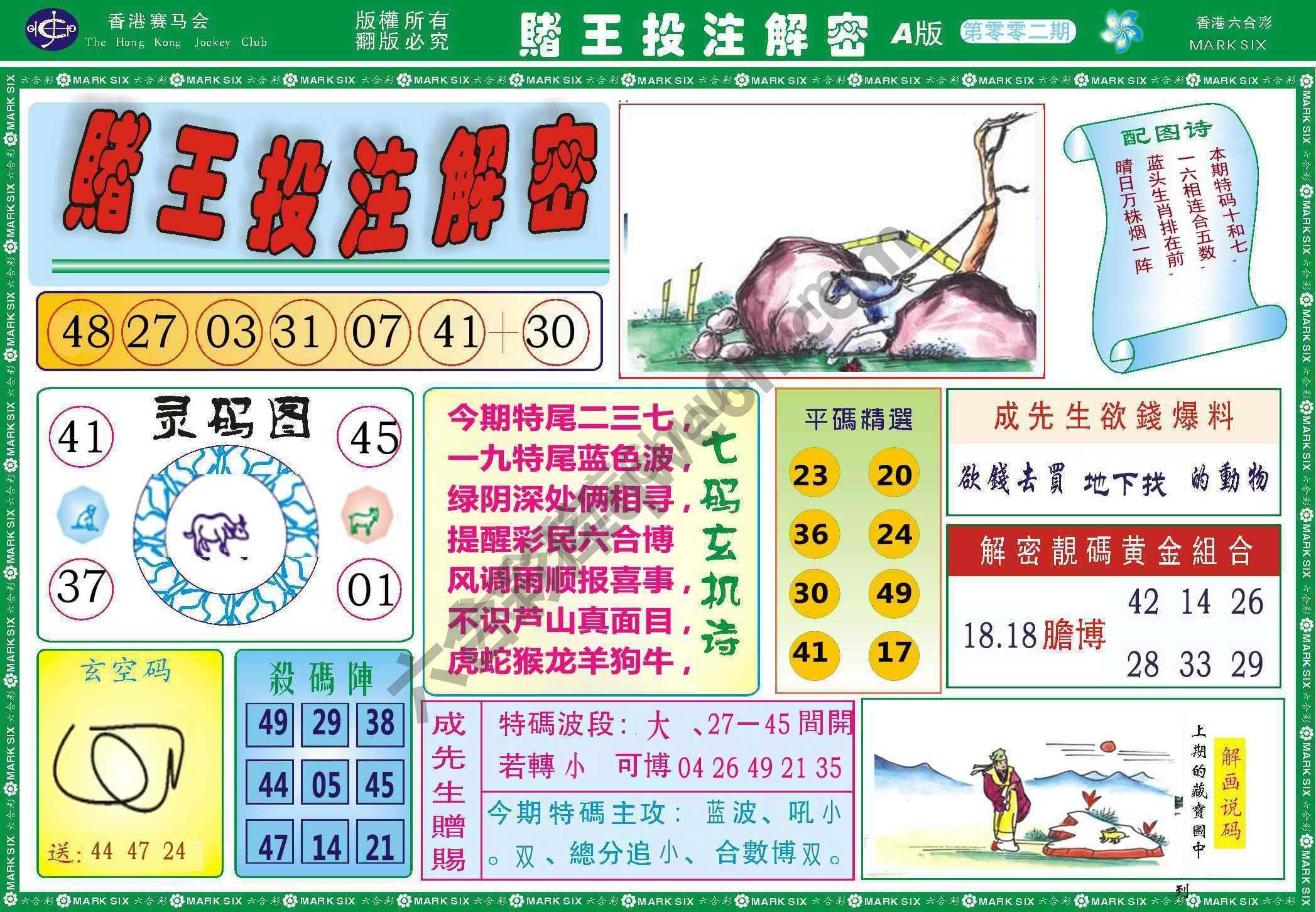 赌王投注解密