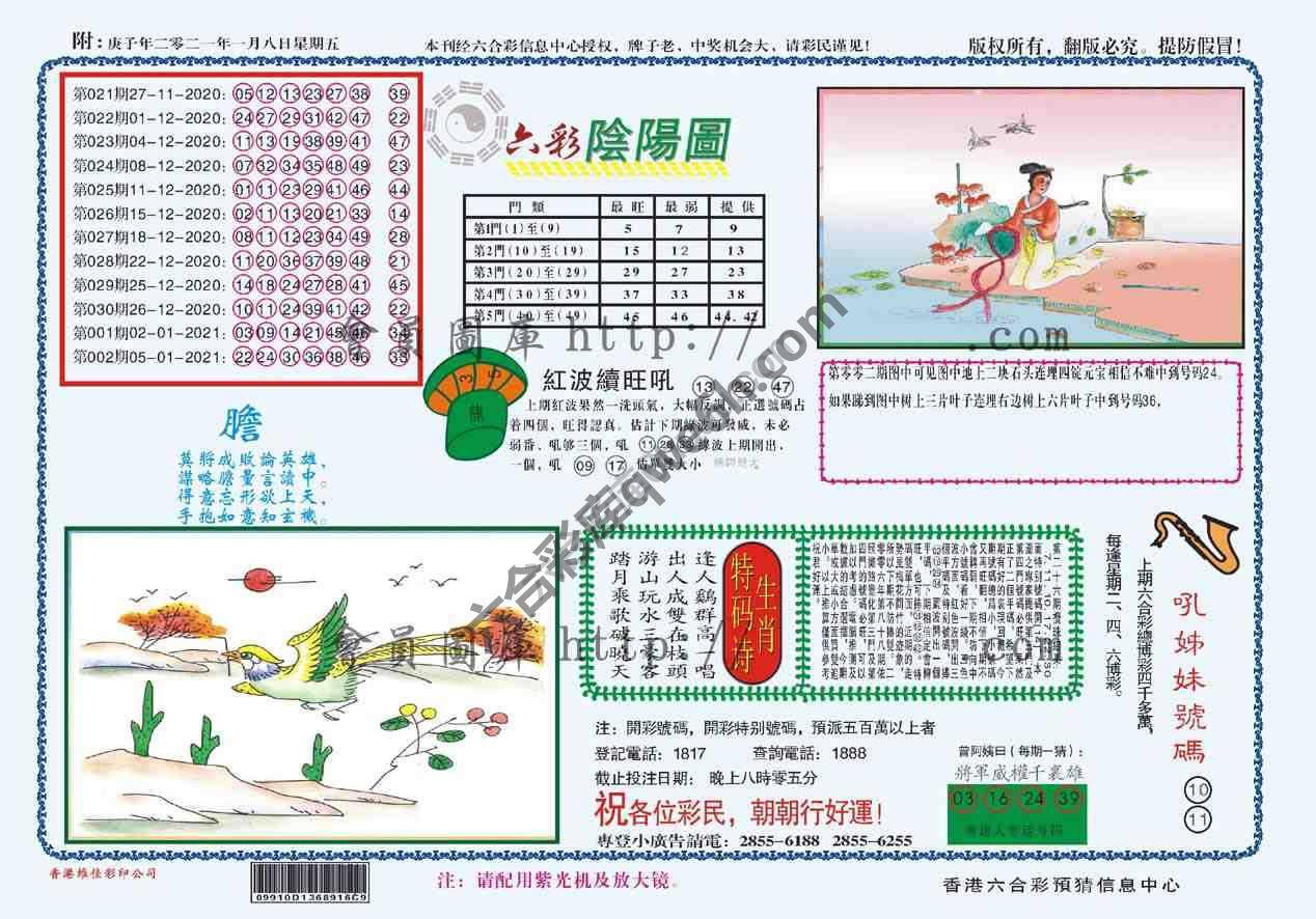 六彩阴阳图