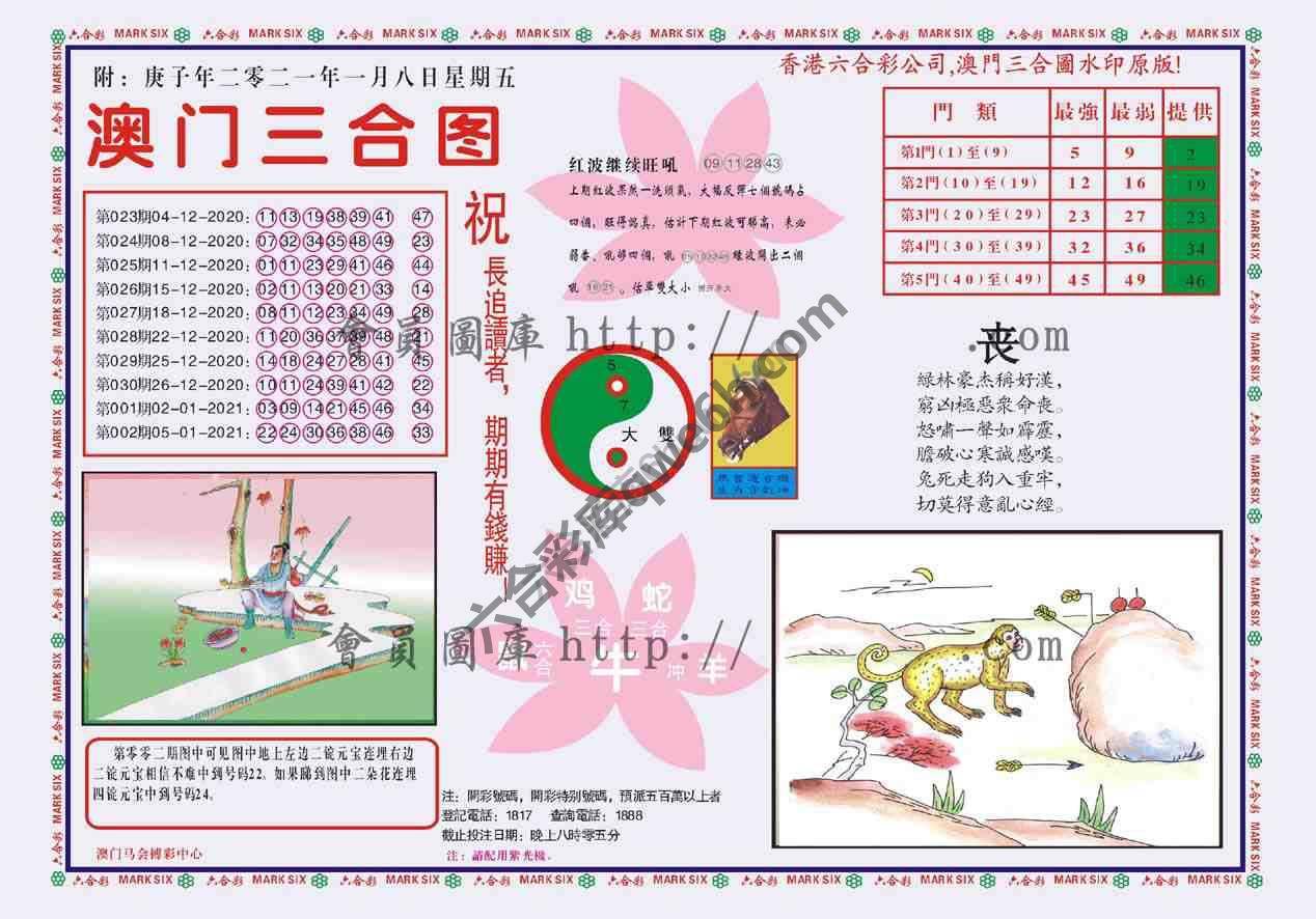 澳门三合图