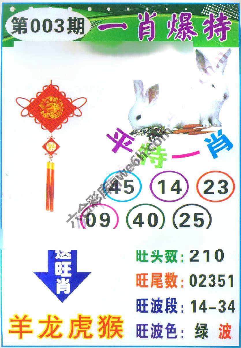 一肖爆特（新版）