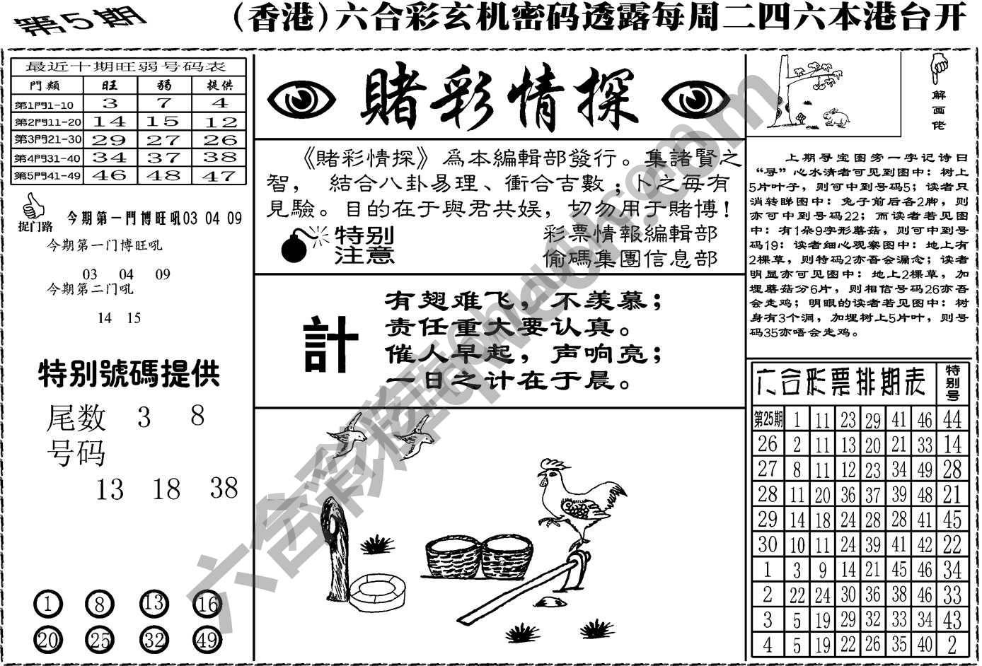 赌彩情探