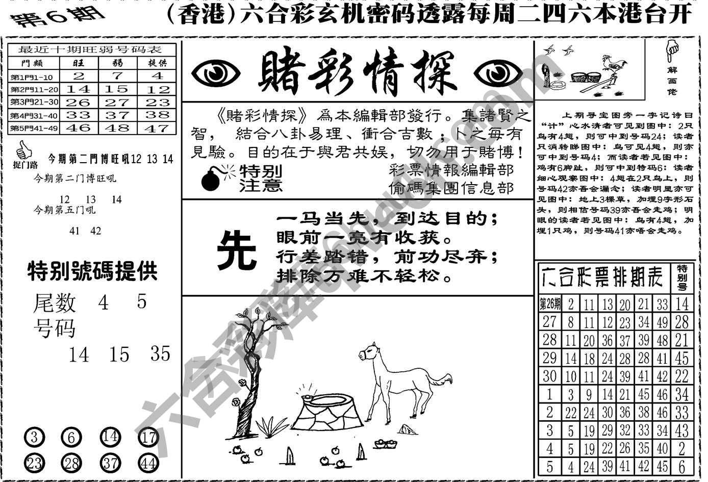 赌彩情探