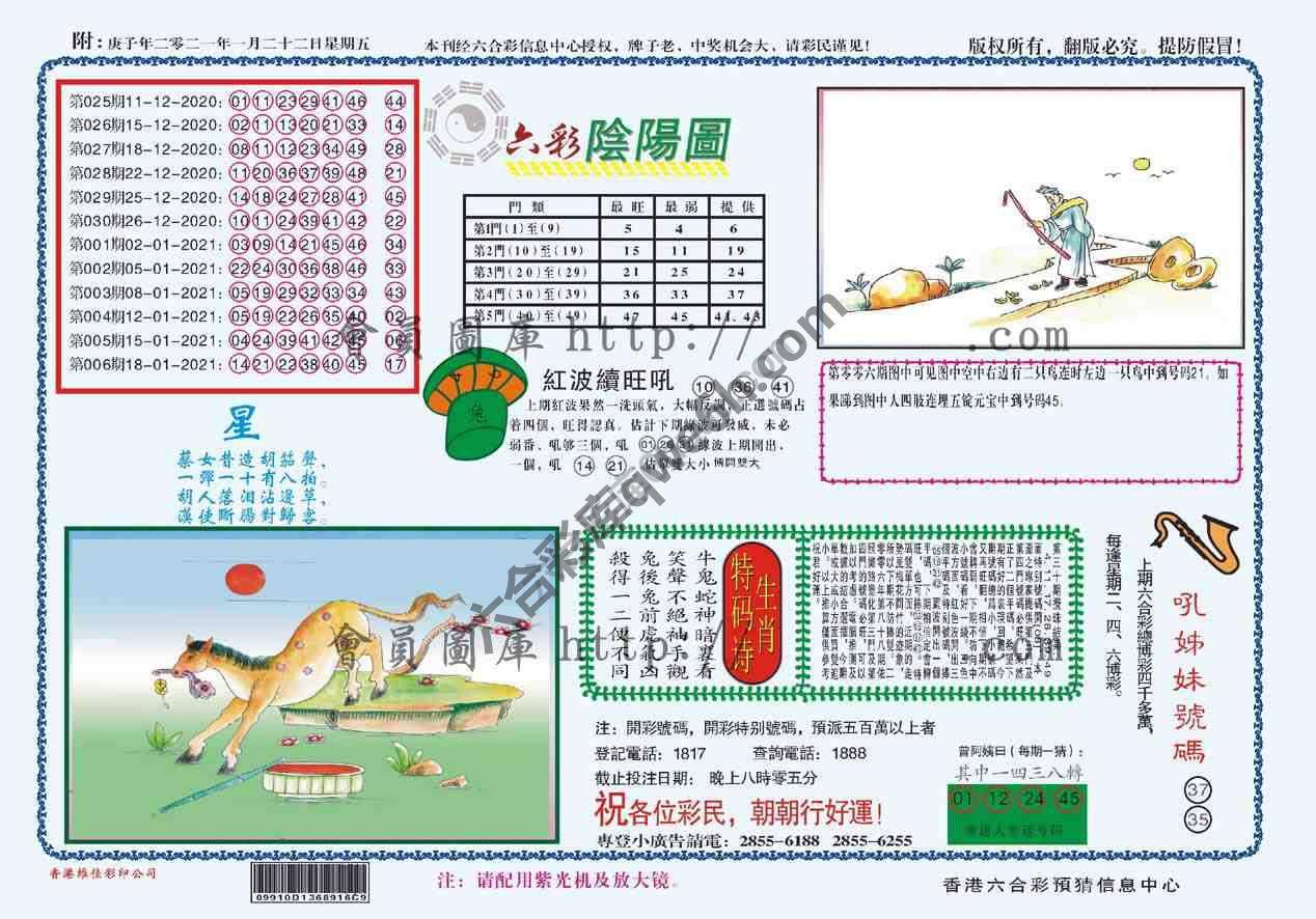 六彩阴阳图