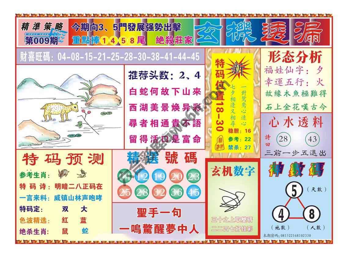 玄机透漏