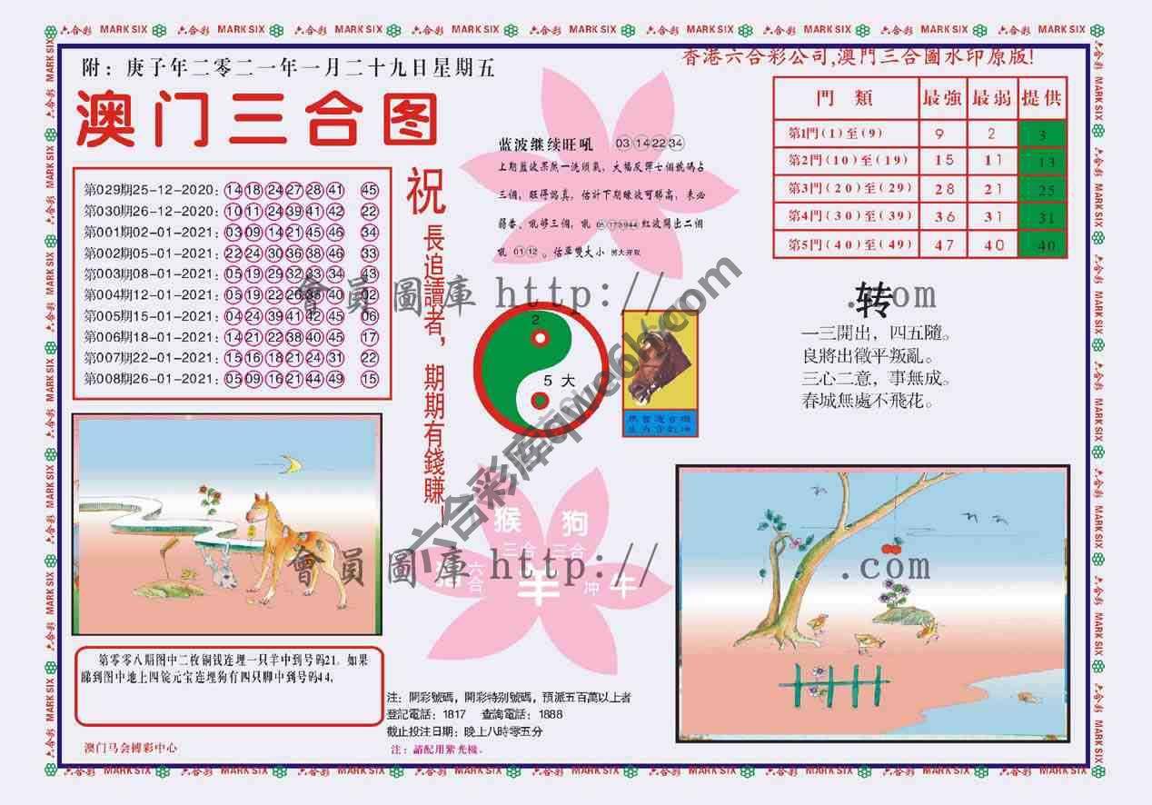 澳门三合图